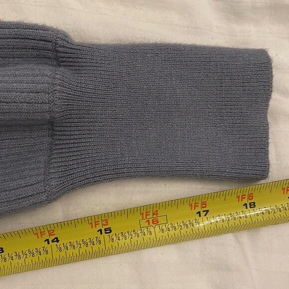 House of Harlow 1960 Dune Blue Rib Knit Sweater Dress Womens Size Medium NEW - Picture 8 of 11